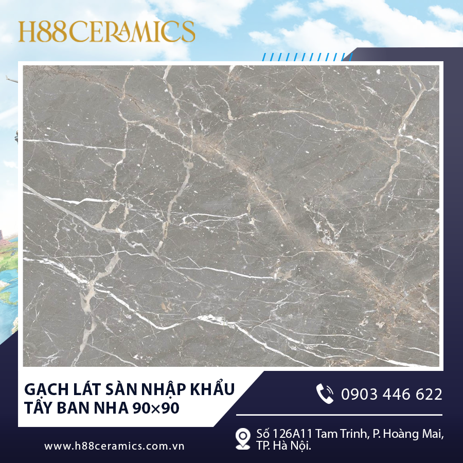 Gạch lát sàn nhập khẩu tây ban nha 90×90 - Nabel Pearl Matt – 90x90cm Gạch lát sàn nhập khẩu tây ban nha 90×90 - Nabel Pearl Matt – 90x90cm