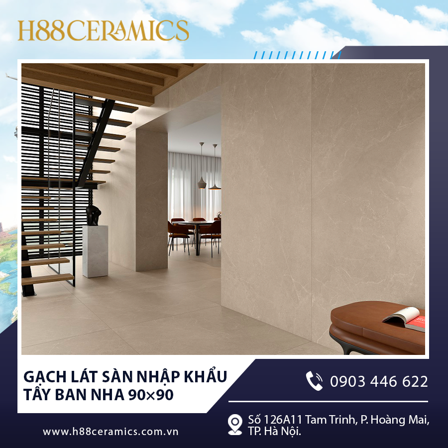 Gạch lát sàn nhập khẩu tây ban nha 90×90 - AST Cream 90x90cm Gạch lát sàn nhập khẩu tây ban nha 90×90 - AST Cream 90x90cm