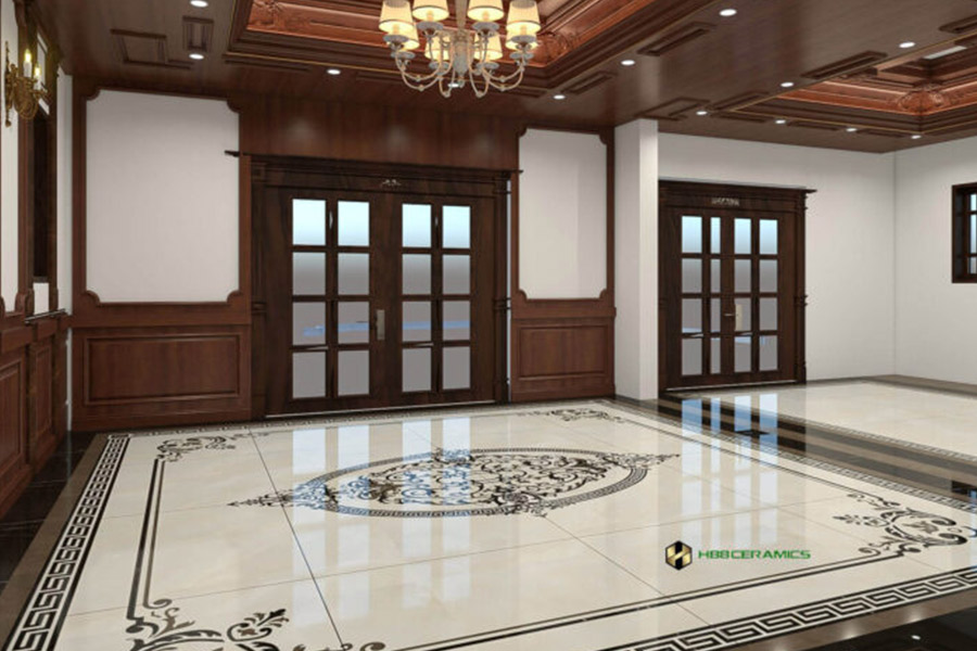 Gạch CNC cho phòng khách