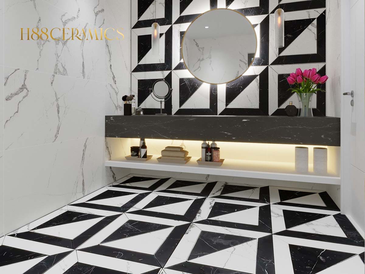 Gạch thảm CNC trang trí sàn nhà