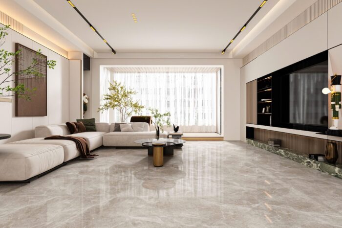 Gạch trang trí phòng khách cao cấp